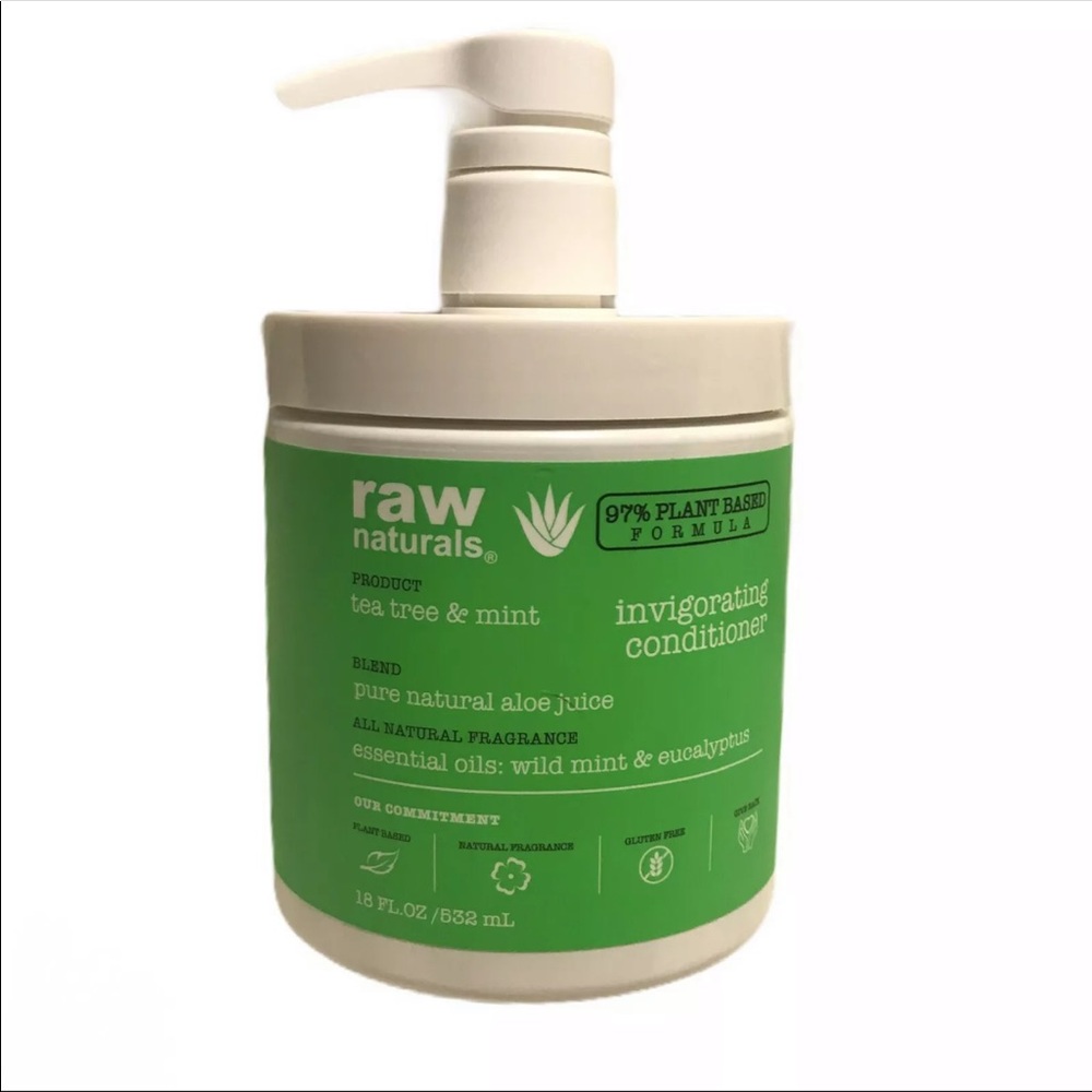Raw Naturals Tea Tree & Mint Conditioner 18oz Pump